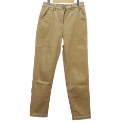 マックレガー マクレガー McGREGOR テーパードパンツ  パンツ L 茶系 ブラウン 無地 バック飾りポケット ストレッチ