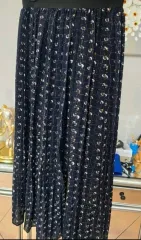 中古パータン プリーツ ロング スカート フリーサイズ