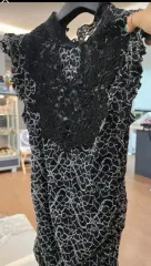 エゴイスト ブラック レース 半袖 ブラウス55