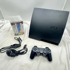 【❗️✨ソフト8本付き✨❗️】PS3 本体 CECH-3000A ジャンク品 コントローラー・電源コード✨簡易清掃済・ジャンク品✨