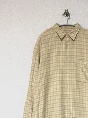 【GAP】90-00s  L/S チェックネルシャツ L イエロー オールドギャップ ヴィンテージ 古着