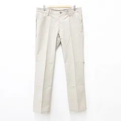 アディダス adidas ゴルフ スポーツウエア パンツ スラックス ストレッチ ロング 刺繍 ベージュ 91