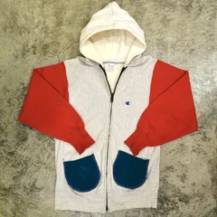 90年代 Champion “REVERSE WEAVE” クレイジーパターン フルジップ パーカー XL