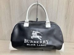 バーバリーブラックレーベル 2WAY ボストンバッグ キャンバス ベージュ