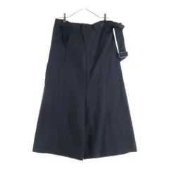 Ground Y (グラウンドワイ) SAMPLE SHOULDER HIGH ASYNMETRY PANTS ショルダーストラップ付 アシンメトリー ワイドパンツ ブラック GT-P04-100