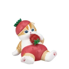 【中古】トレーディングフィギュア いちごにゃん 「mofusand フルーツにゃんフィギュア」