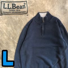 L.L Bean ドライバーズニット ジップ エルエルビーン ネイビー XL
