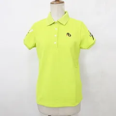 パーリーゲイツ PEARLY GATES ゴルフ スポーツウエア ポロシャツ 半袖 刺繍 2022年モデル ニコちゃん 黄 イエロー 0