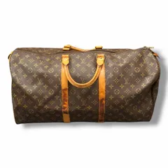 LOUIS VUITTON キーポル55 モノグラムボストンバッグ ボストンバッグ ルイ・ヴィトン ブラウン F （6172M）