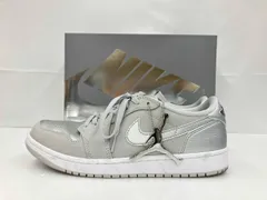 NIKE ナイキ AIR JORDAN 1 RETRO LOW OG エアジョーダン１ローオリジナル CZ0790-002 スニーカー 箱 27 シルバー グレー 通年