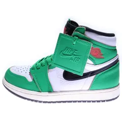NIKE (ナイキ) WMNS AIR JORDAN HIGH Lucky Green ウィメンズ エアジョーダン 1 ラッキーグリーン ホワイト ハイカットスニーカー レディース US6/23cm DB4612-300