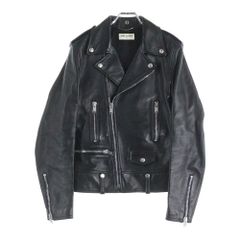 SAINT LAURENT PARIS (サンローランパリ) 15AW L01 CLASSIC MOTORCYCLE LEATHER RIDERS JACKET クラシックモーターサイクル ライダースジャケット レザー ブラック 397290 Y5YA1