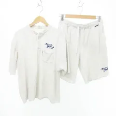 フルーツオブザルーム FRUIT OF THE LOOM ナイトウェア セットアップ パイル地 Sサイズ グレー MMT