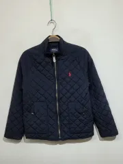 (M) ラルフローレン ポロ キルティングジャケット ネイビー キルティングアウター