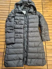 正規品 MONCLER モンクレール レディース ダウンジャケット ロング丈 ブラック 1