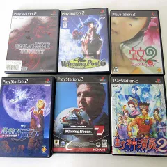 コナミ KOEI SONY プレステ2 PS2 プレイステーション2 ソフト 6枚 セット 蚊2 ウイニングポスト6 封神演義2 ウイニングイレブン7 ダージュオブケルベロス ポポロクロイス