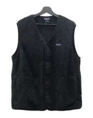 パタゴニア Patagonia 20AW Los Gatos Vest ロス ガトス ベスト フリース ボタン Vネック アウトドア 黒 25927FA20 ベスト ロゴ ブラック Lサイズ 104MT-2537