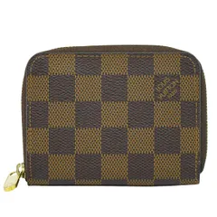 本物 ルイヴィトン LOUIS VUITTON LV ジッピーコインパース ダミエ エベヌ コインケース 小銭入れ ブラウン N63070 ビトン 財布 ウォレット 中古・