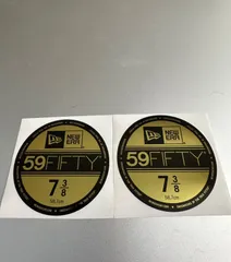 【NEWERAニューエラステッカー／即納・24時間以内発送】 59fifty 7 3/8