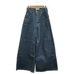 SOMETHING (サムシング)LISA スーパーワイドパンツインディゴS