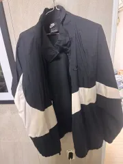 ナイキ NIKE NSW BIG スウッシュ ウーブン ジャケット ブラック - アジア XL