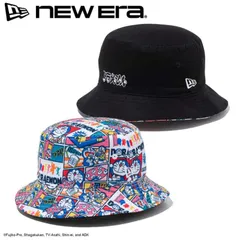 新品 NEWERA ニューエラ 正規品 ドラえもん コラボ バケットハット バケハ バケット01 帽子 ハット リバーシブル どらえもん doraemon キャラクター グッズ 公式 ユニセックス メンズ レディース 総柄 黒 ブラック 14935404
