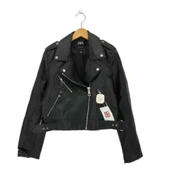 ザラ ZARA フェイクレザージャケット レディース  L