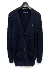 POLO RALPH LAUREN｜ポロ ラルフローレン  ポニー刺繍 ケーブルニット カーディガン