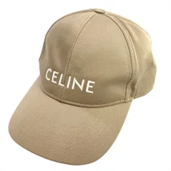 トラベル Watch CELINE セリーヌ ベースボールキャップ ロゴ コットン