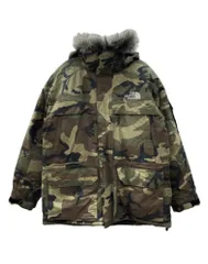 ザノースフェイス THE NORTH FACE MCMURDO DOWN PARKA マクマード ダウン パーカー ダブルジップ ファー カモフラ アウトドア アウター 緑 カモフラージュ・迷彩 マルチカラー Mサイズ 104MT-2539