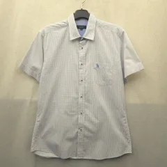 252 ヘジス CHECK 半袖 シャツ