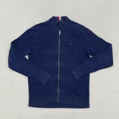 L トミーヒルフィガー ニット ジップアップ ジャケット 0113