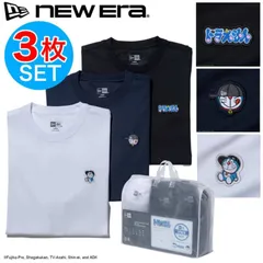 新品 NEWERA ニューエラ 正規品 ドラえもん コラボ 半袖 Tシャツ 半袖Tシャツ ティーシャツ 3枚 セット ワッペン どらえもん doraemon キャラクター グッズ メンズ レディース 小さいサイズ 大きいサイズ 14935374