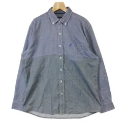 美品☆ ビバリーヒルズポロクラブ 長袖 シャツ 春秋 メンズ Lサイズ　b879