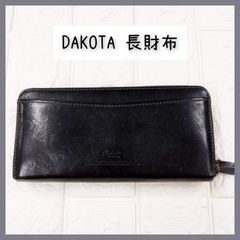 ほぼ未使用】f10 Dakota レザー長財布 カード多数 ダークブラウン 