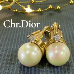Christian Dior イヤリング ⑥ フェイクパール クリスチャンディオール レディース 刻印有 ゴールド アクセサリー