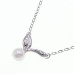 未使用級✨MIKIMOTO✨アコヤ真珠✨パールネックレス✨シルバー925 照り 