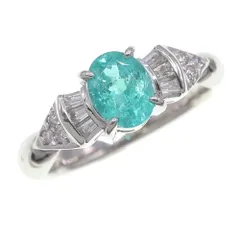  パライバトルマリン ダイヤモンド リング D0.18ct
