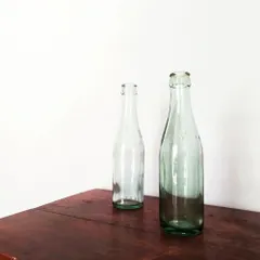 【単品販売】 三ツ矢サイダー　ガラス瓶　昭和　ヴィンテージ　レトロ　骨董　古道具　アンティーク　インテリア　花瓶　一輪挿し