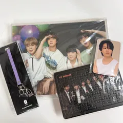 【051-a】BTS　グッズ　4点セット　キャンバスフォト　ARMY　ネックストラップ　ジグソーパズル