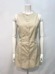 2094 キャバクラ ドレス ノースリーブ タイト ミニ シンプル キャバドレス XS