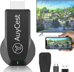 HDMIミラーキャスト AnyCast対応 4k/1080P  無線HDMI変換アダプター 携帯画面をテレビに映す ミラーリング スマホの画面をテレビに映す Iphone/Android接続 動画転送 IOS＆Android＆Windows＆MAC OS対応