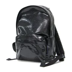 【美品】COMME des GARCONS コムデギャルソン バッグ | 型押し レザーストラップ デイパック GB-K202 / Scale Effect Bag | リュック ブラック | 日本製 ブランド カバン【レディース】【中古】のサムネイル