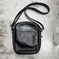 Supreme  × NIKE Leather Shoulder Bag レザーショルダーバッグ シュプリーム  × ナイキ HJ7964-045 ブラック F （7878M）