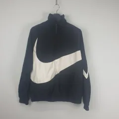 1104 NIKE ナイキ ビックスウォッシュ ブラック ウィンドブレーカー ジャケット M
