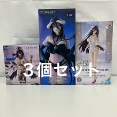 未開封 OVERLORD オーバーロード アルベド GLITTER&GLAMOURS WEDDINGver BiCute Dark Desktop Cute ナースver BANPRESTO TAITO フィギュア 3個セット LF1603 f107