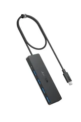 【迅速発送】Anker USB-C データ ハブ (4-in-1 5Gbps) 60cmケーブル 高速データ転送 USB 3.0 USB-Aポート搭載 MacBook/iMac/Surface/Windows