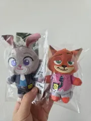 ズートピア2 ニック・ジュディ バッグホルダー ぬいぐるみ キーホルダー