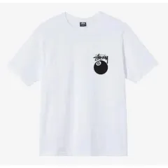 STUSSY 8ボール Tシャツ 白