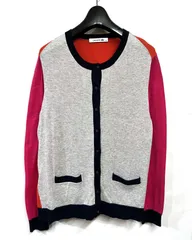 LACOSTE｜ラコステ  カラーブロックニットカーディガン